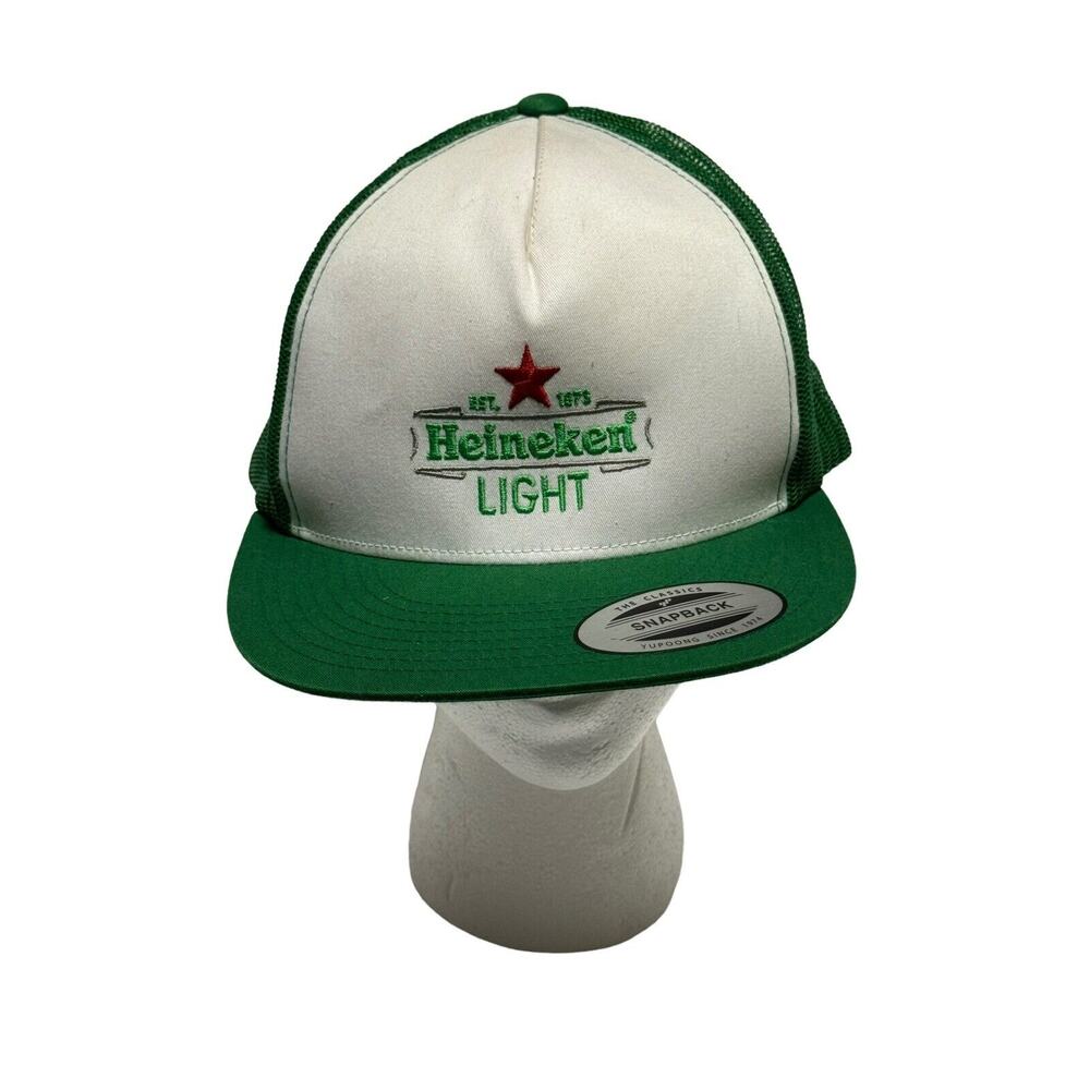 Heineken Light Mesh Trucker SnapBack Hat Dutch Lager Beer The Classics